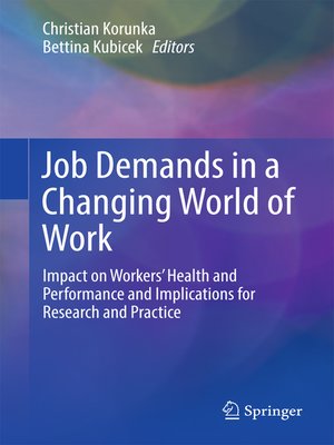 cover image of Job Demands in a Changing World of Work